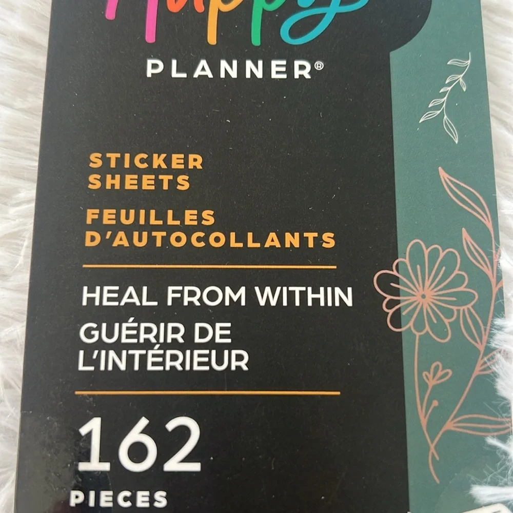 Happy Planner Heal from within sticker set 162pcs